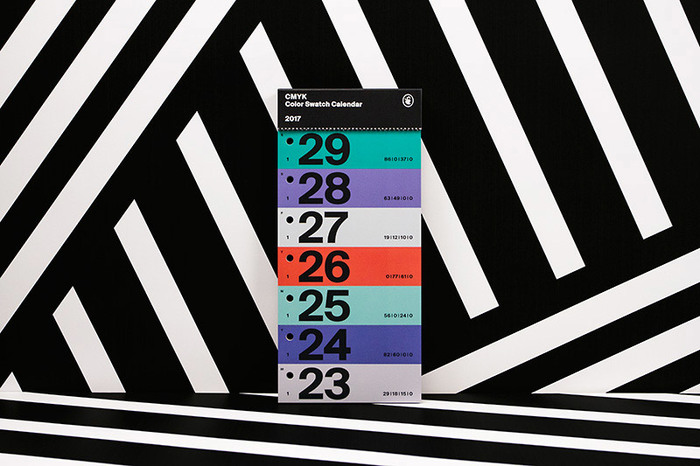 Color Swatch Calendar 2017 8