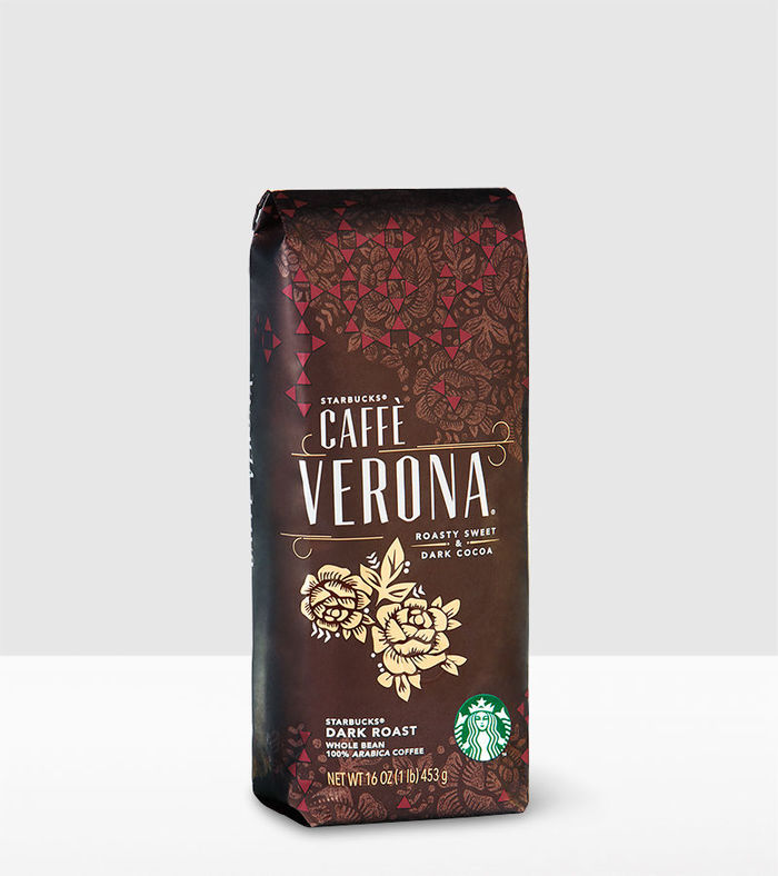 Starbucks coffee beans packaging