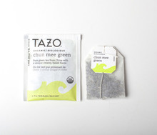Tazo identity and packaging