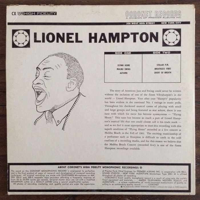 Lionel Hampton – Lionel Hampton (Coronet CX 159) 2