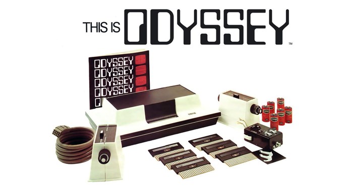 Magnavox Odyssey game console, logo, packaging 1