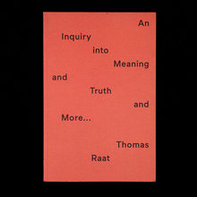 <cite>An Inquiry into Meaning and Truth</cite>
