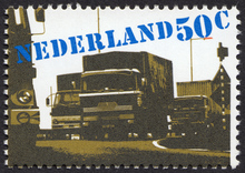 “Verkeer en vervoer” – Dutch transportation stamps