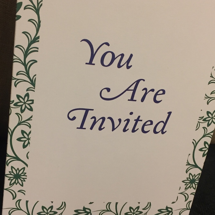 Joe & Jo wedding blessing invitation 1
