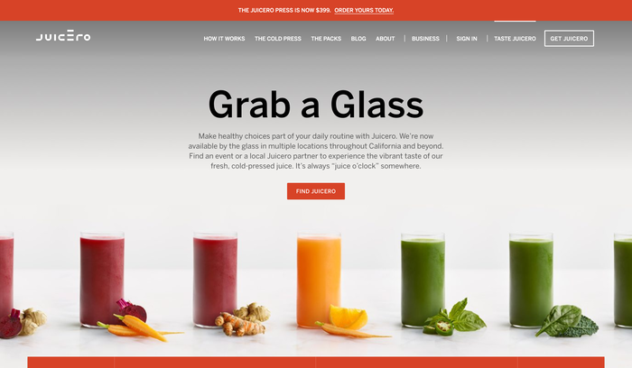 Juicero website 4