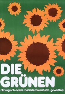“Die Grünen” poster, 1983