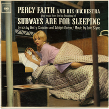 Percy Faith and his Orchestra – <cite>Subways Are For Sleeping </cite>album art