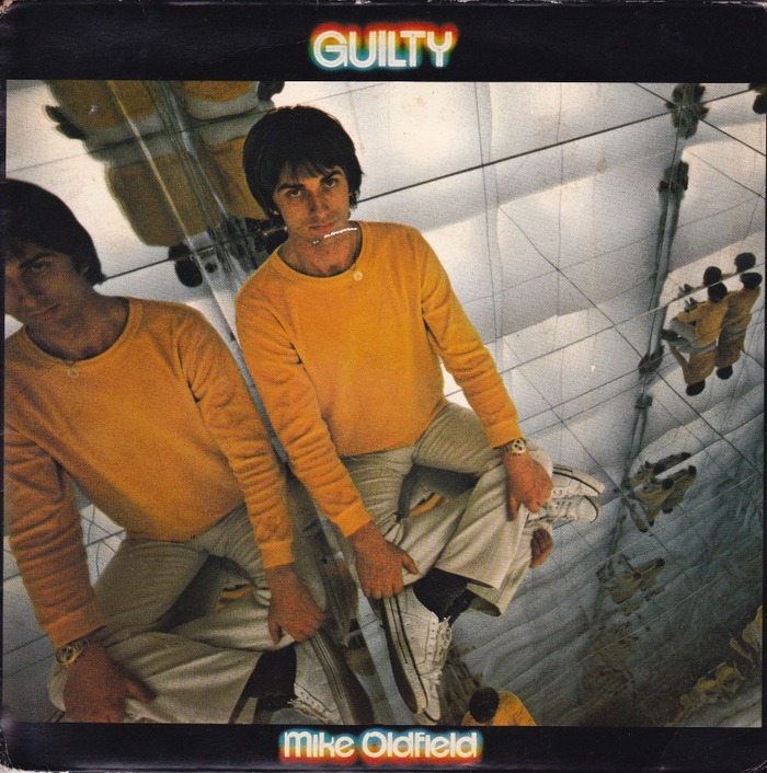 Mike Oldfield – “Guilty” single cover 1