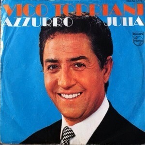 Vico Torriani – “Azzurro” / “Julia” single cover