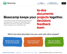 Basecamp 2 Product Site