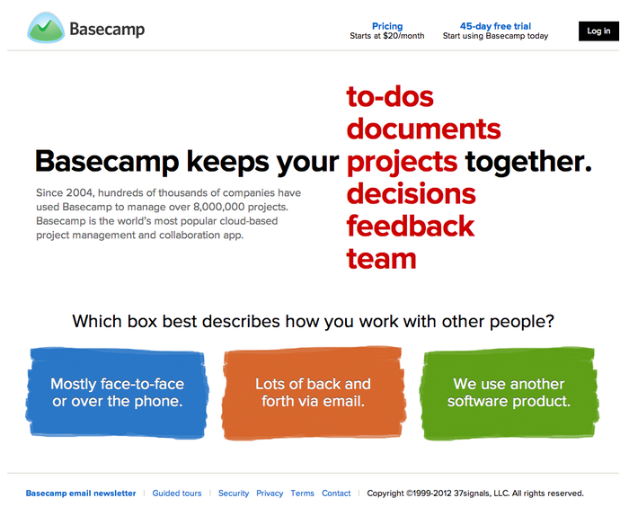 Basecamp 2 Product Site 1