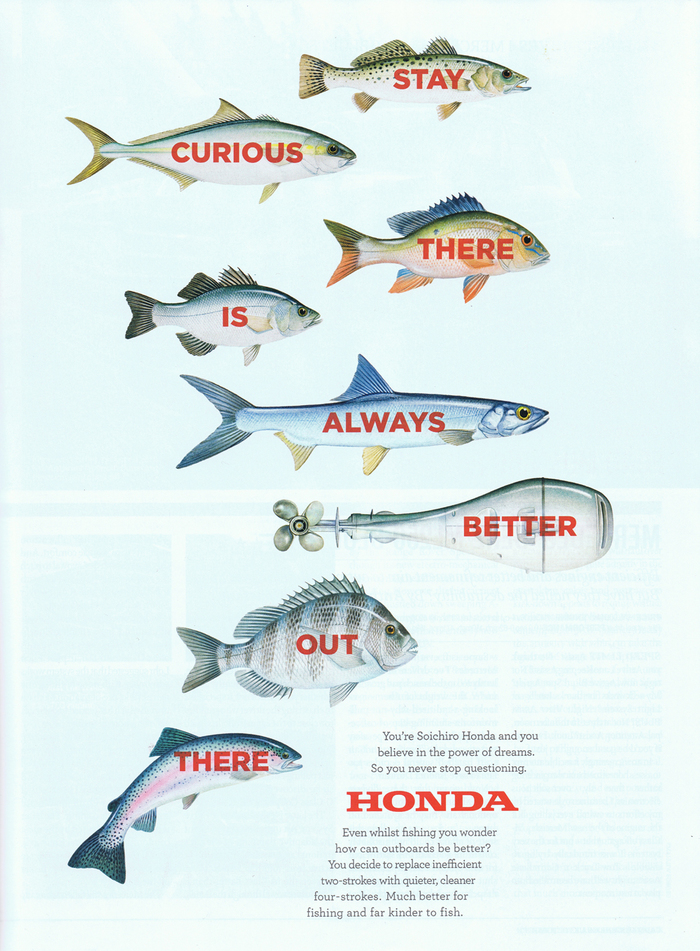 Honda 2011 ad campaign - Fonts In Use