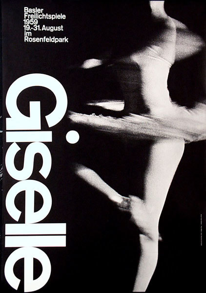 Giselle Poster, Basel Stadt Theater