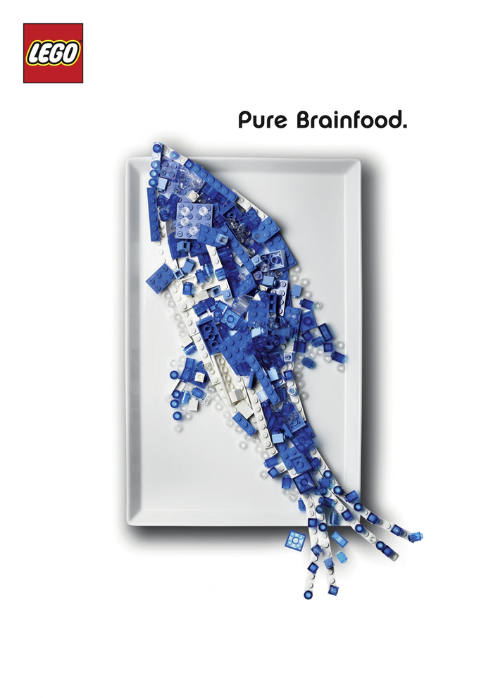 LEGO “Pure Brainfood” ad campaign 2