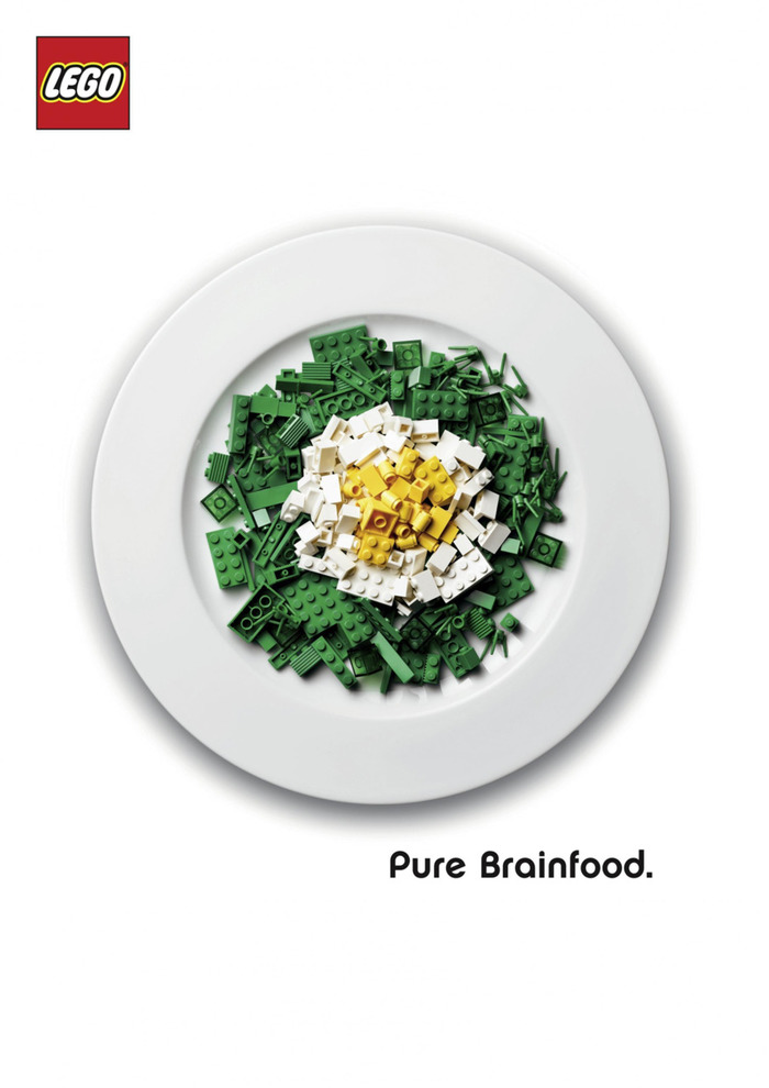 LEGO “Pure Brainfood” ad campaign 3