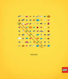 LEGO crosswords ad campaign