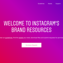 Instagram corporate identity and Stories feature