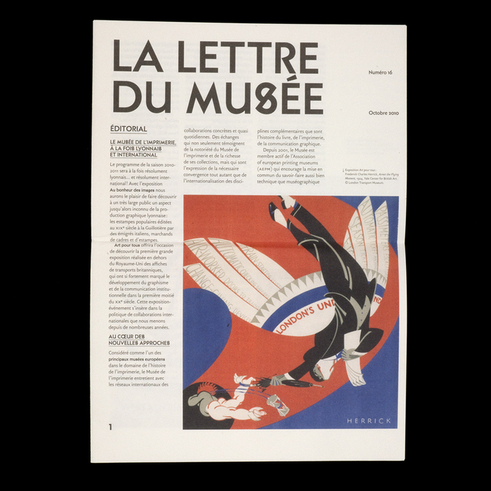 La Lettre du Musée nº16, Octobre 2010 1