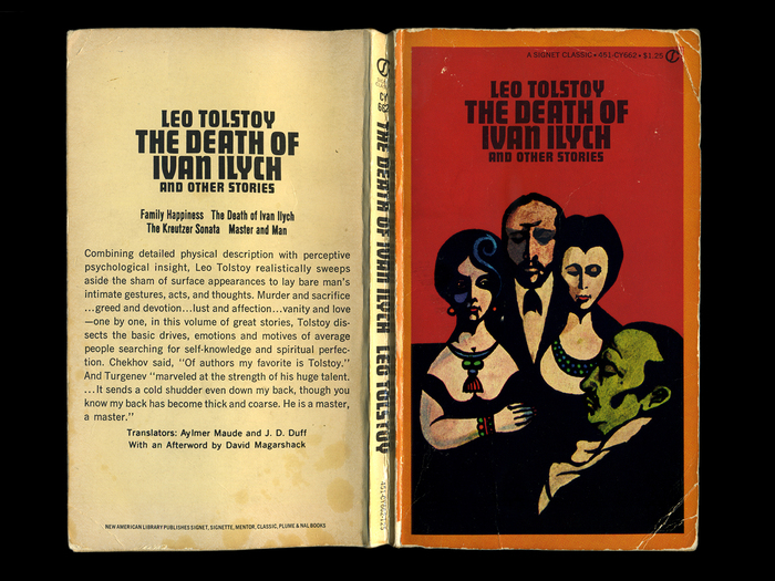 The Death of Ivan Ilych by Leo Tolstoy, book cover 1