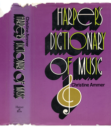 <cite>Harper’s Dictionary of Music</cite> by Christine Ammer