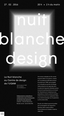 Nuit blanche design