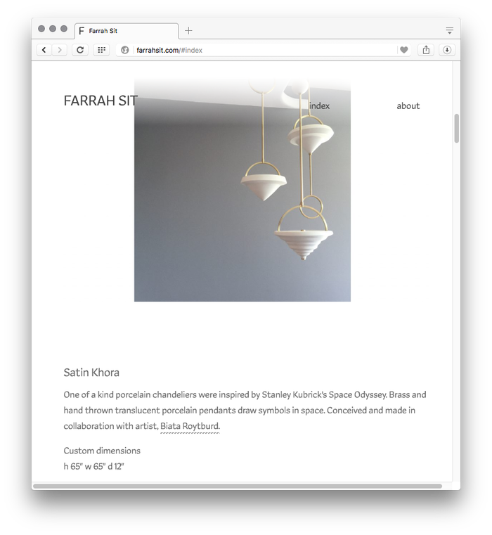 Farrah Sit website 2