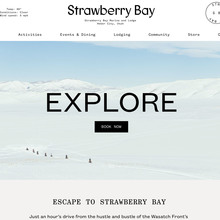 Strawberry Bay website (2017)