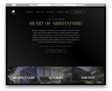 <cite>The Park House Apartments</cite> promotional website