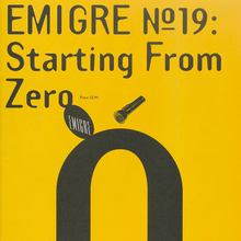 <cite>Emigre #19: Starting From Zero</cite>