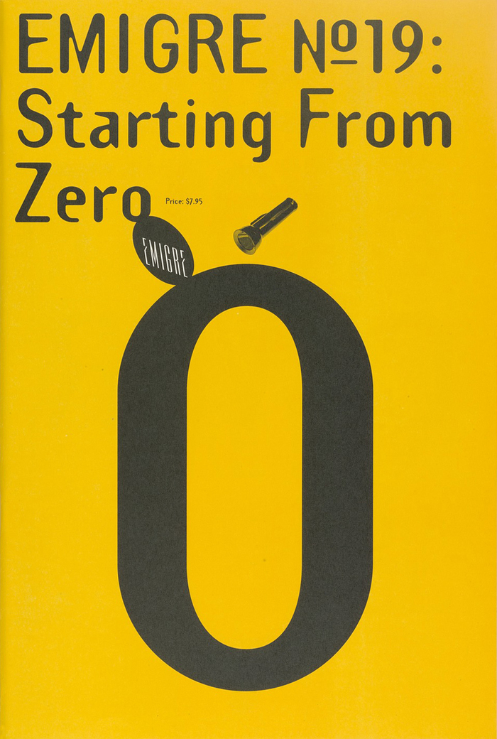 Emigre #19: Starting From Zero 1