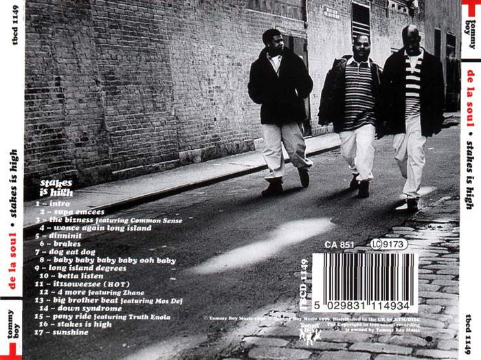 CD jewel case back cover