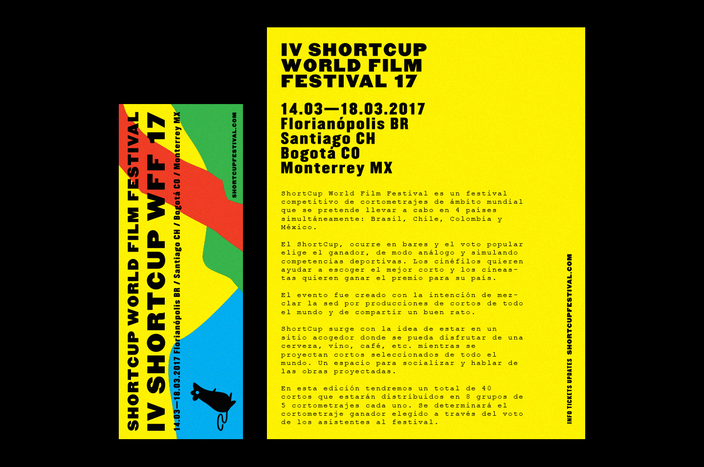 ShortCup World Film Festival 17 - Fonts In Use