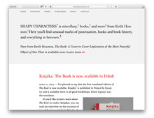 <cite>Shady Characters</cite> website