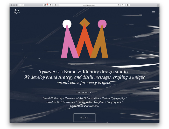 Typozon portfolio website (2017) 2