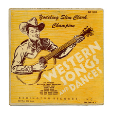 Yodeling Slim Clark – <cite>Western Songs And Dances</cite> album art