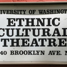 Ethnic Cultural Theatre sign