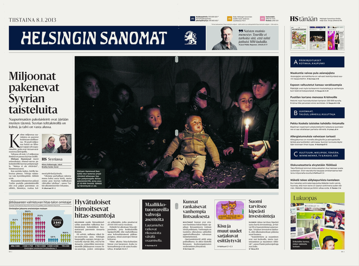 Helsingin Sanomat redesign (2013) 1