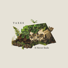 Taxes – <cite>It Never Ends </cite>and <cite>Kali </cite>album art