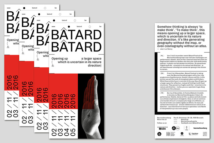 Bâtard 2016 festival identity 7