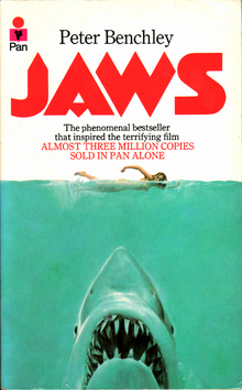 <cite>JAWS</cite> by Peter Benchley, Pan editions