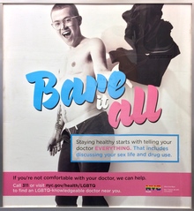 “Bare it all” NYC public service posters