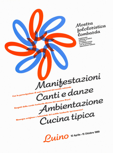 “Mostra folcloristica lombarda” poster