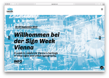 Sign Week Vienna 2017 website