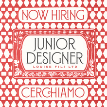 Louise Fili Ltd: Junior Designer job posting
