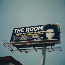 <cite>The Room</cite> movie poster and billboard