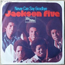 Jackson Five – “Never Can Say Goodbye” German single sleeve