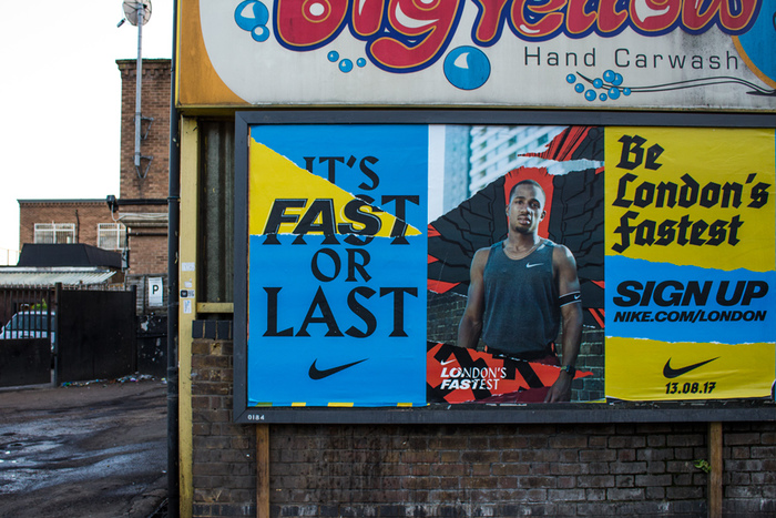 “London’s Fastest” poster campaign by Nike 4