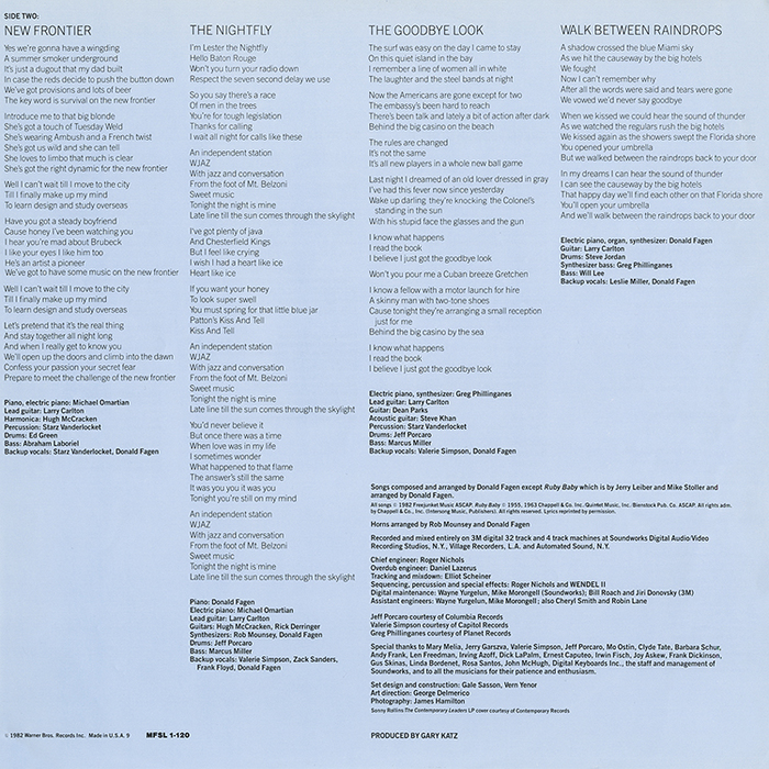 Secondhalf liner notes.