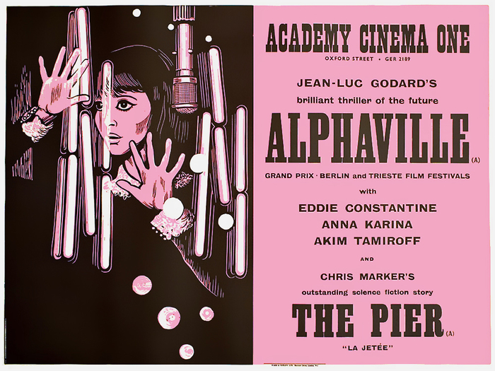 Alphaville (FR 1965) — Among digital fonts, Clarendon Extra Condensed by Wooden Type Fonts is a good approximation for “Alphaville”.