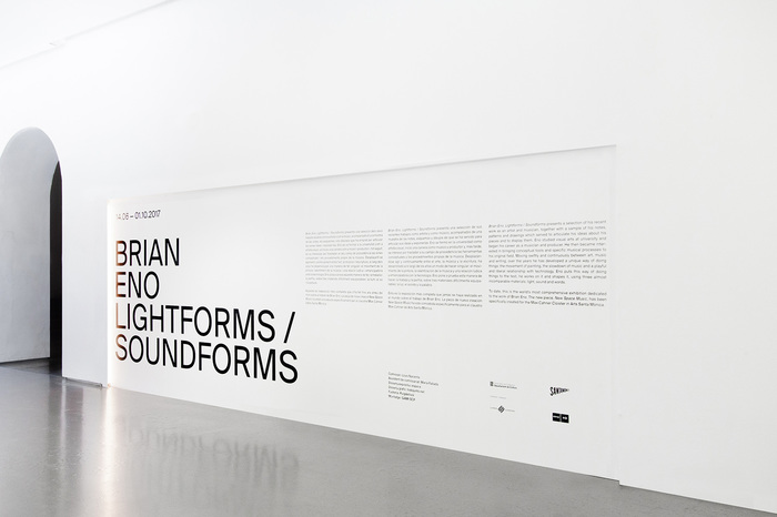 The texts in the exhibition are trilingual: Catalan, Spanish, and English.